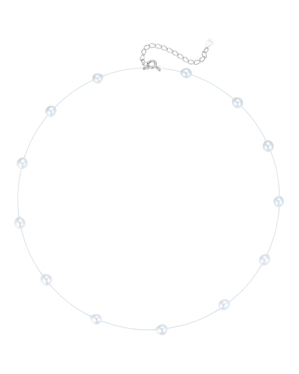 5–6mm Starry Freshwater Pearl Floating Necklace