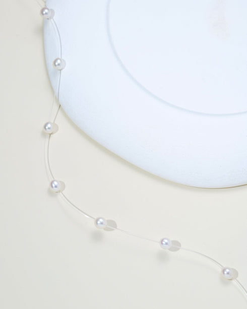 5–6mm Starry Freshwater Pearl Floating Necklace