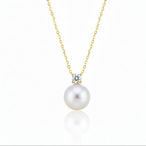 Timeless Kate Zirconia Pearl Pendant Necklace - Perfect Daily Wear