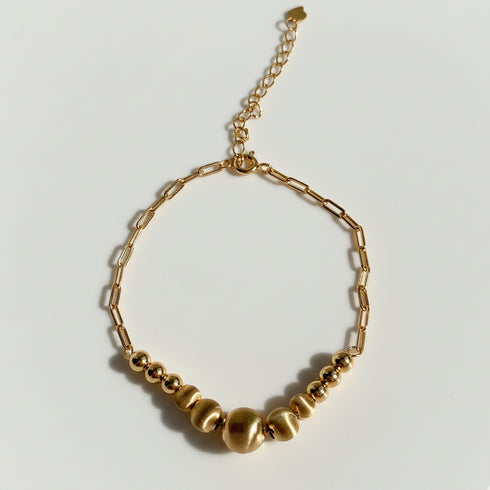 Smile Ball Bracelet – Gold Vermeil / Sterling Silver