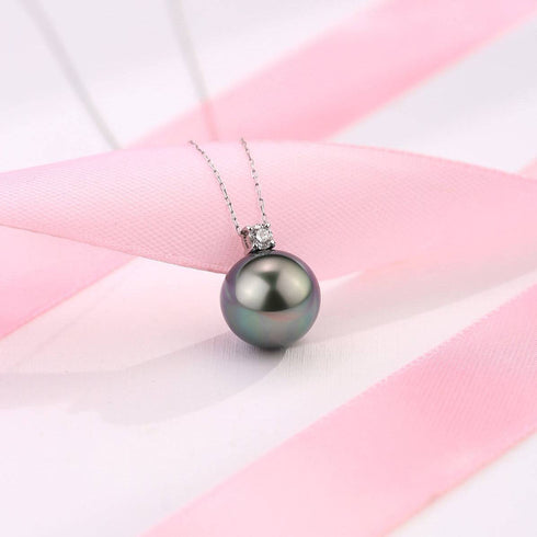 Tahitian Pearl Sasha Pendant Necklace - 18K Solid Gold