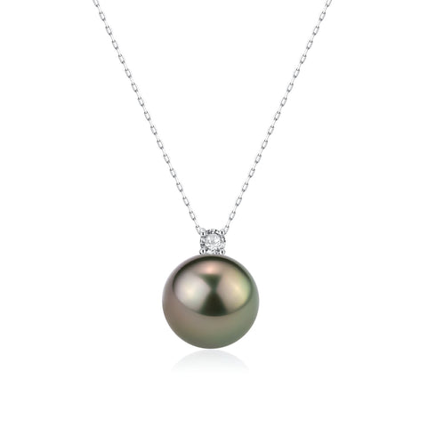 Tahitian Pearl Sasha Pendant Necklace - 18K Solid Gold