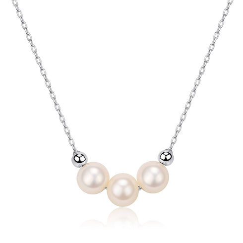 6-7mm Drops Smile Freshwater Pearl Necklace - May Lynn Jewelry