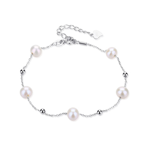 Jessica Pearl Necklace and Bracelet Set in Gold Vermeil or Silver - House Of Pearls
