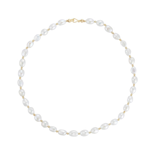 ELISA Baroque Pearl Necklace - 18K Gold Plated